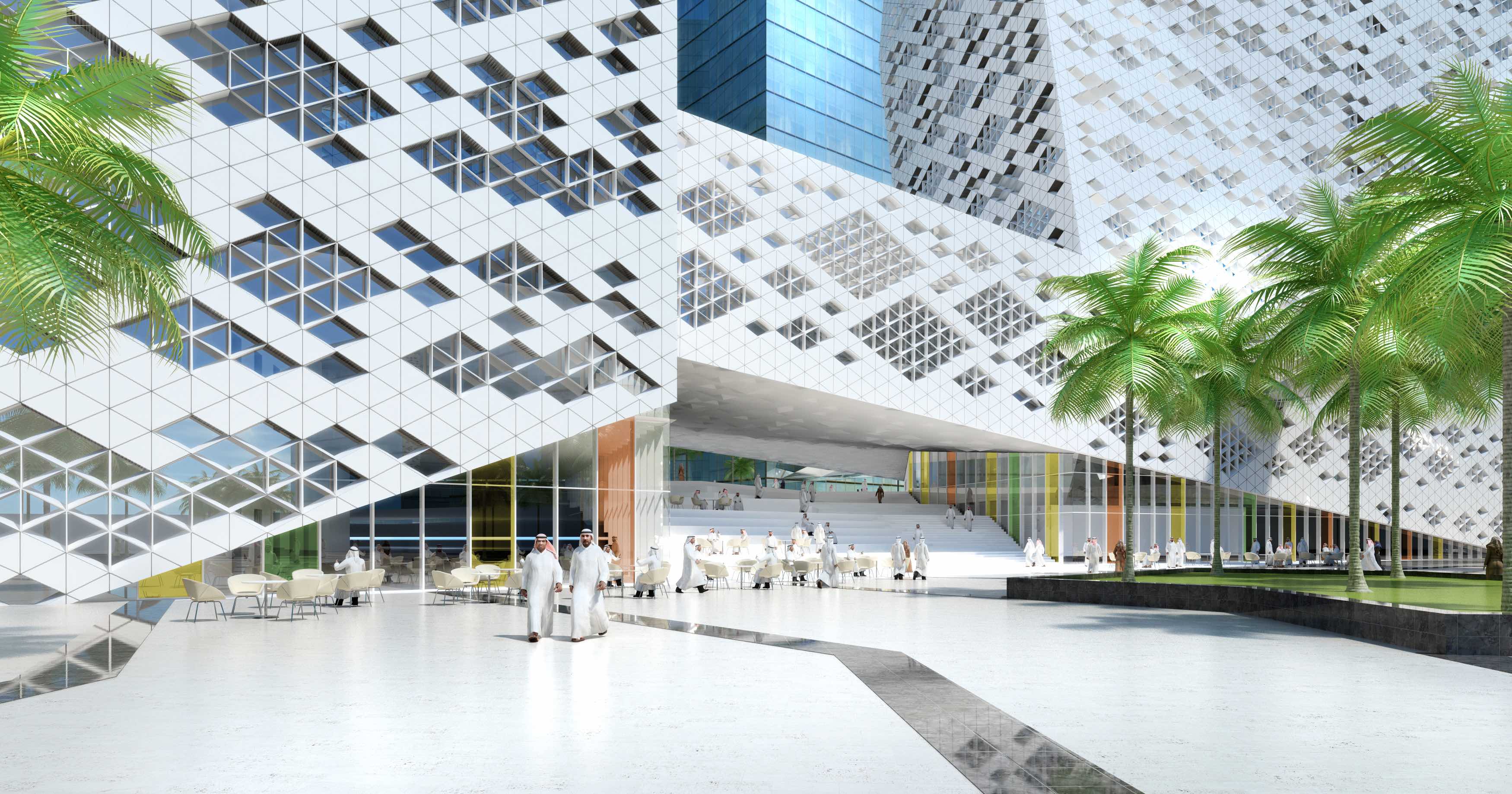 King Abdullah Financial District By Henn|Office